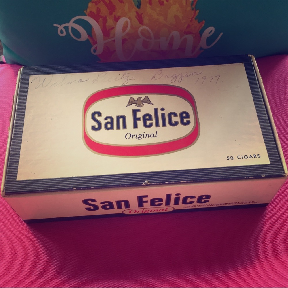 Vintage Cigar box San Felice 1977